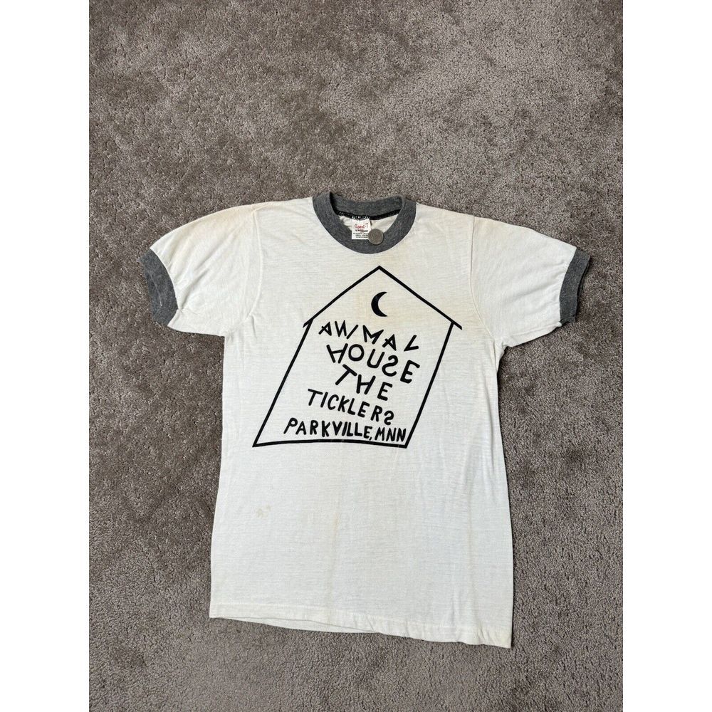Vt Tshitr Mens Unisex 1970s Animal House The Ticklerers Parkville Minnesota Sz S